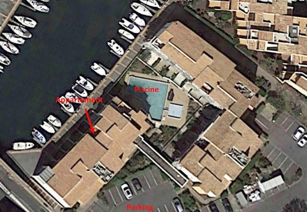 Cap'Nomad Studio Cote Port - Terrasse - Piscine - Parking Agde Exteriör bild